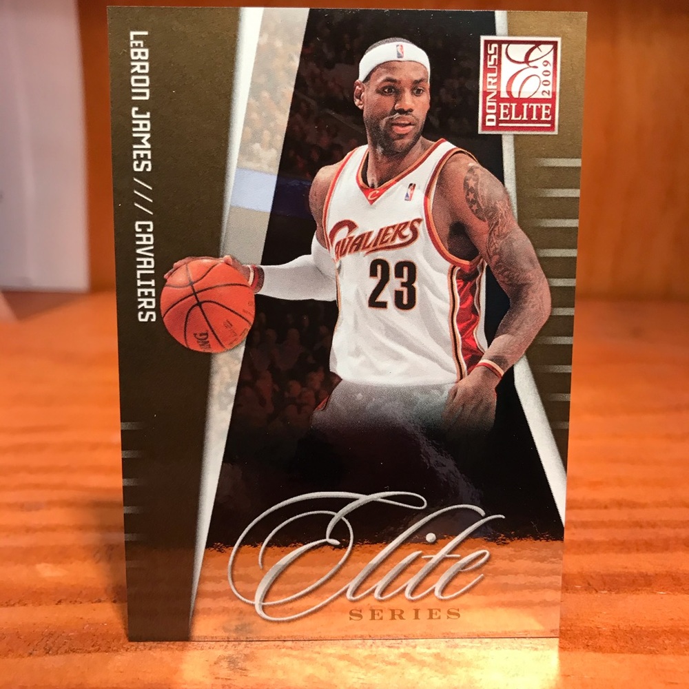 Lebron James Donruss Elite Gold 011/100 Insert
